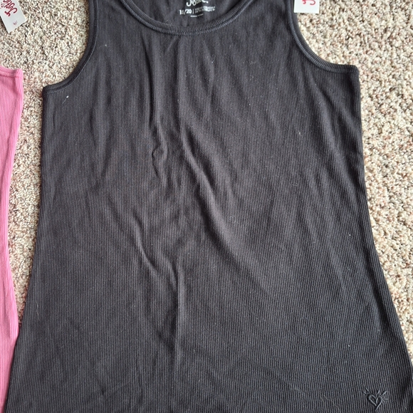 Justice Pink and Black Tank Tops Set - Picture 9 of 9